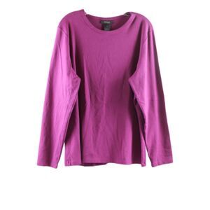 Style & Co Pink Women's Long Sleeve Pullover Shirt Size 2X 026